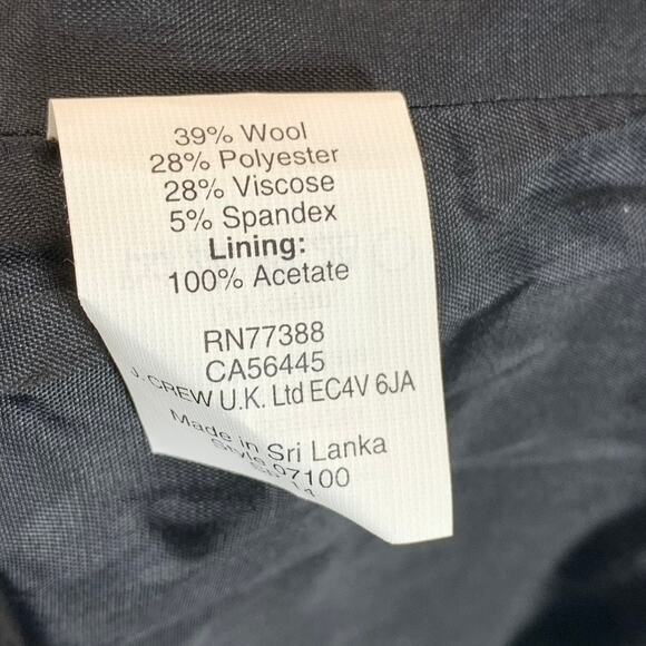 J.CREW Women's Black Solid Crewneck Short Sleeve Dress SZ 10 - Picture 9 of 9